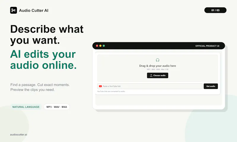 Audio Cutter AI screenshot 1