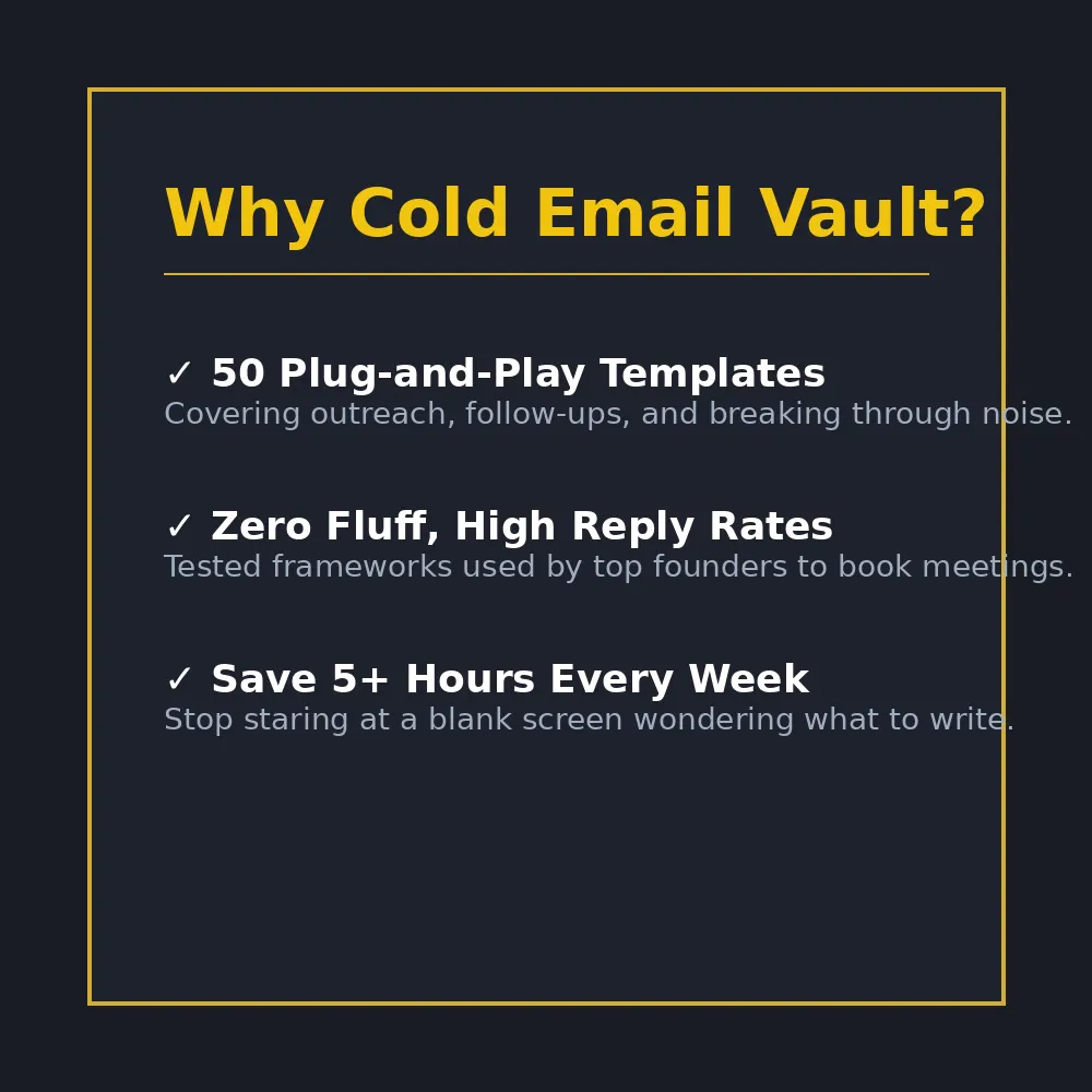 Cold Email Vault  gallery image