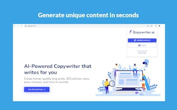 AI-Powered Article Writer for Chrome gallery image