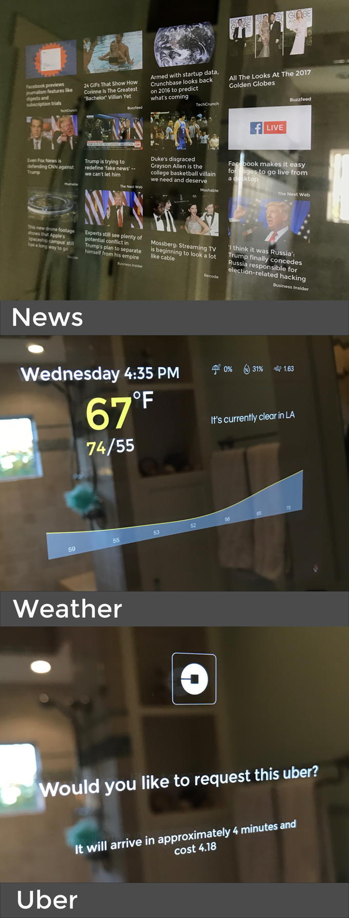 Firefly Smart Mirror gallery image