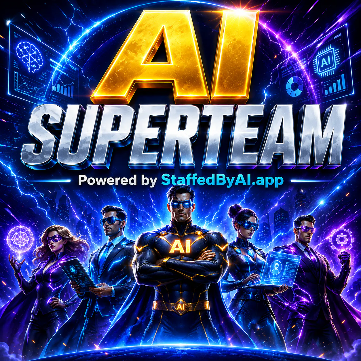 AI SUPERTEAM by StaffedByAI gallery image