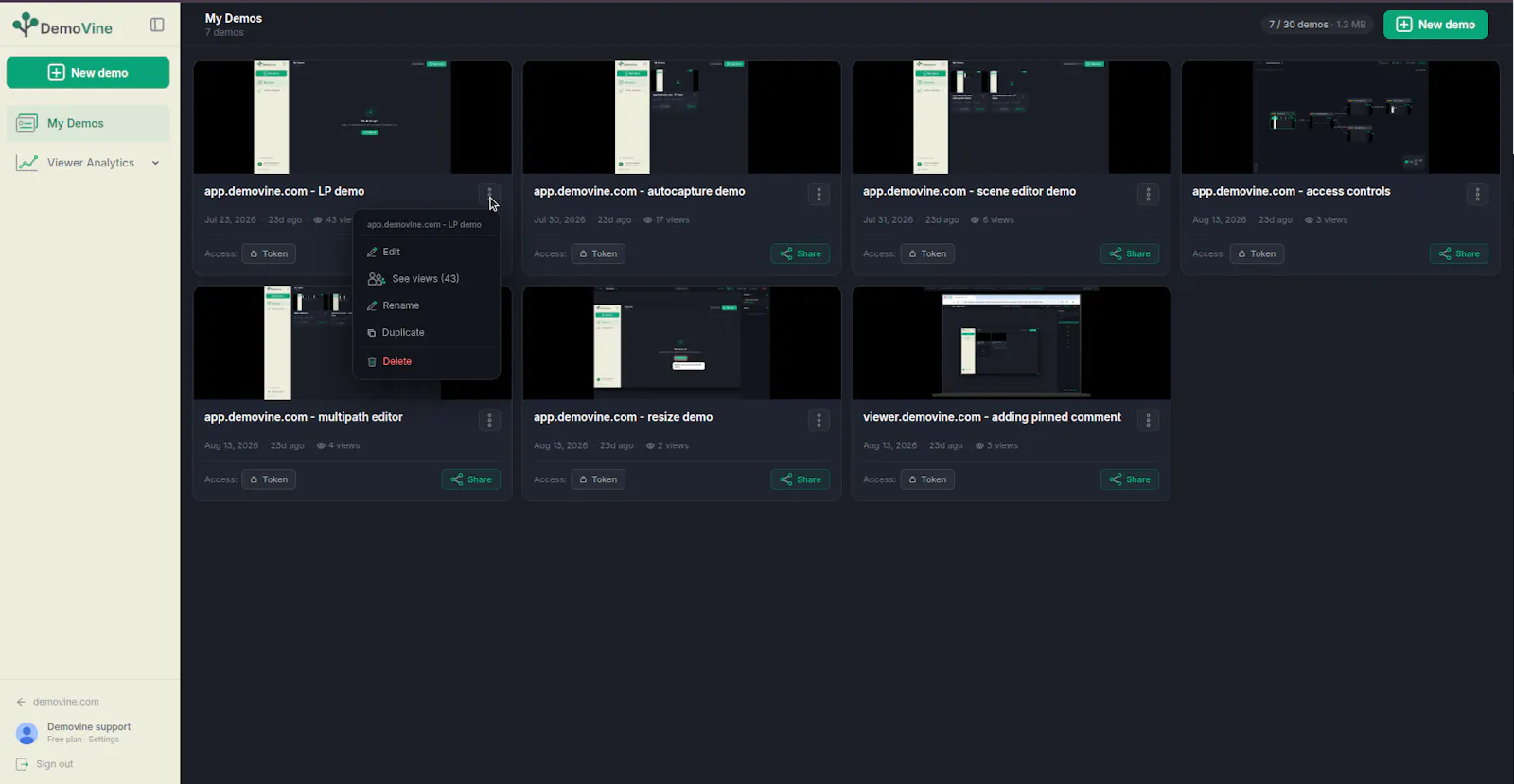 DemoVine screenshot 6