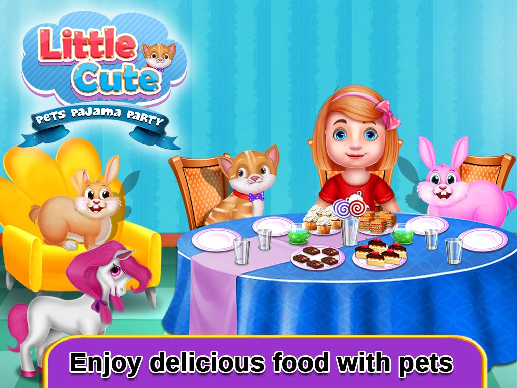 Little Cute Pets Pajama Party media 3