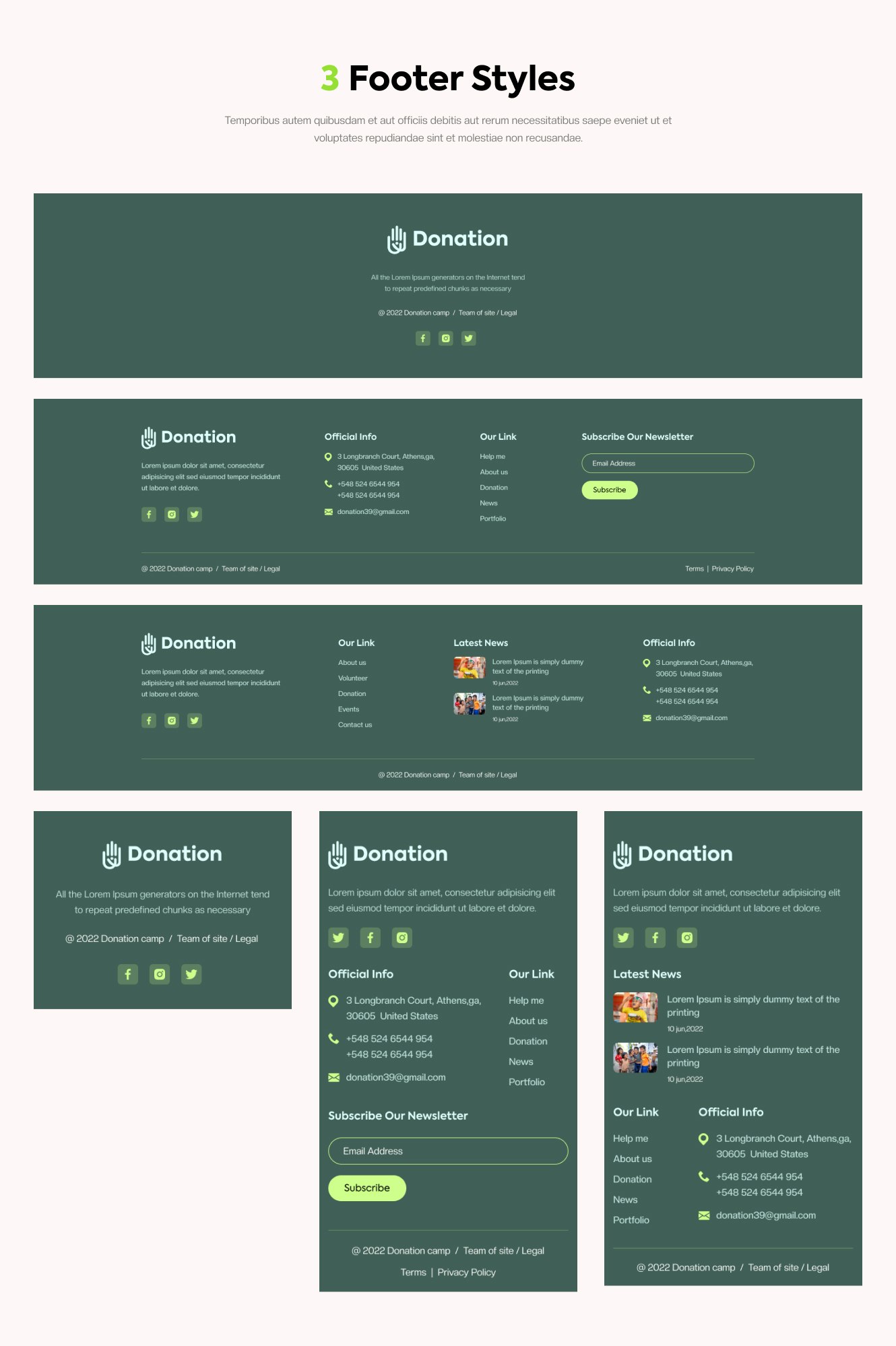 Donation NonProfit Website HTML Template media 2