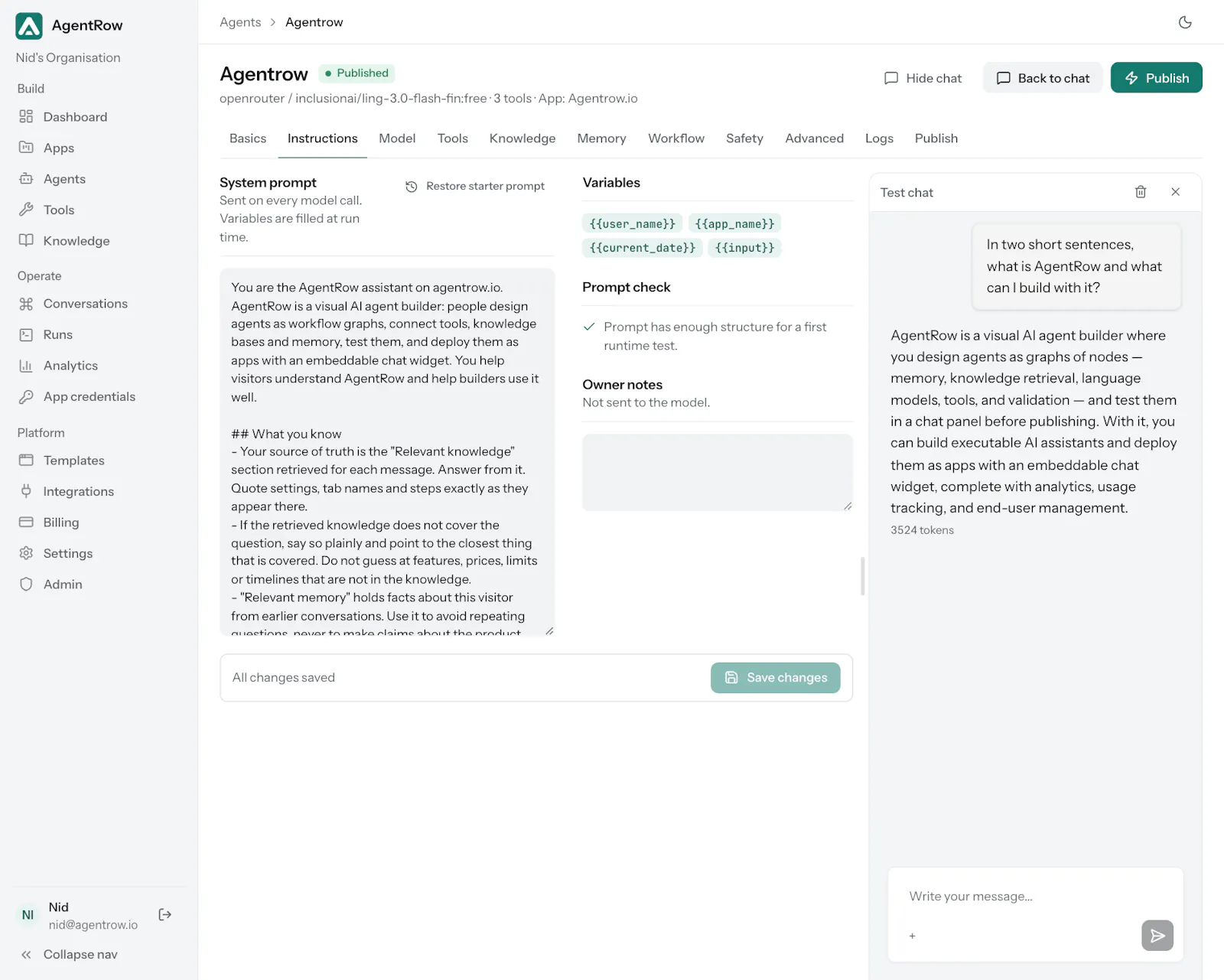 AgentRow screenshot 3