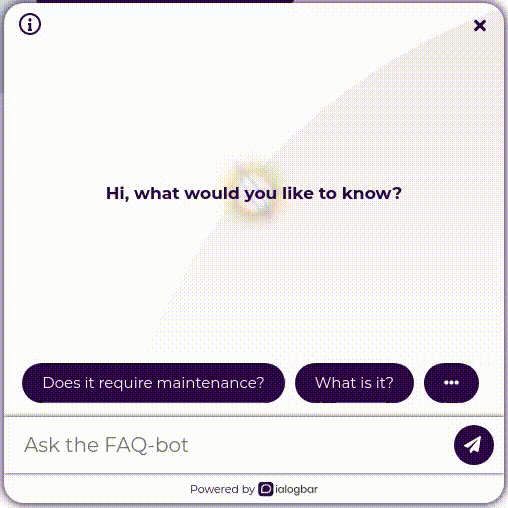 Dialogbar FAQ Bot media 1