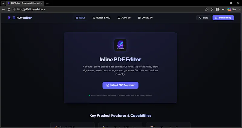 Free Pdf Edit, Sign & Redact Offline  screenshot 2