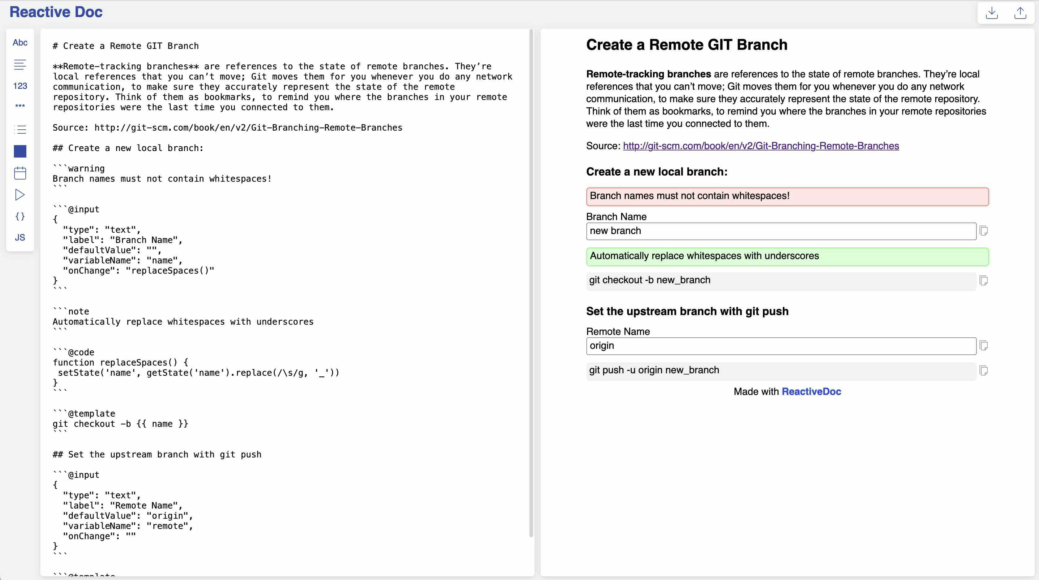ReactiveDoc gallery image