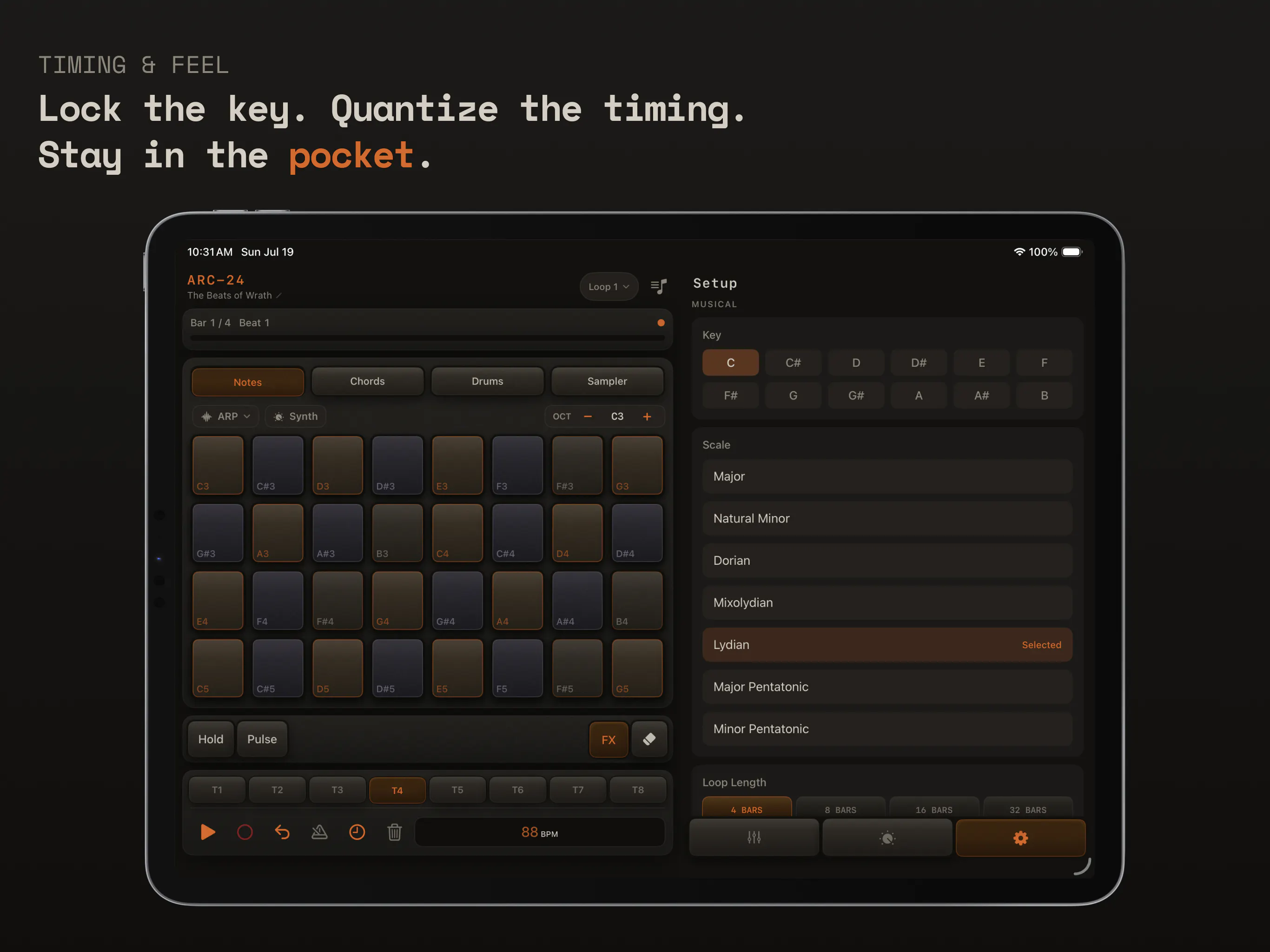ARC-24 Multitrack Groovebox for iOS gallery image