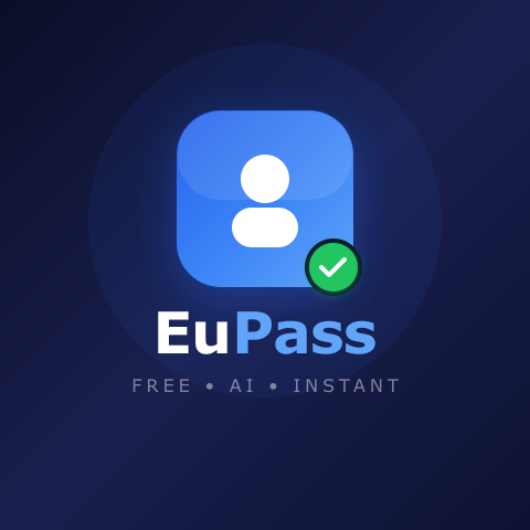 EuPass - Product Hunt launch logo and brand identity