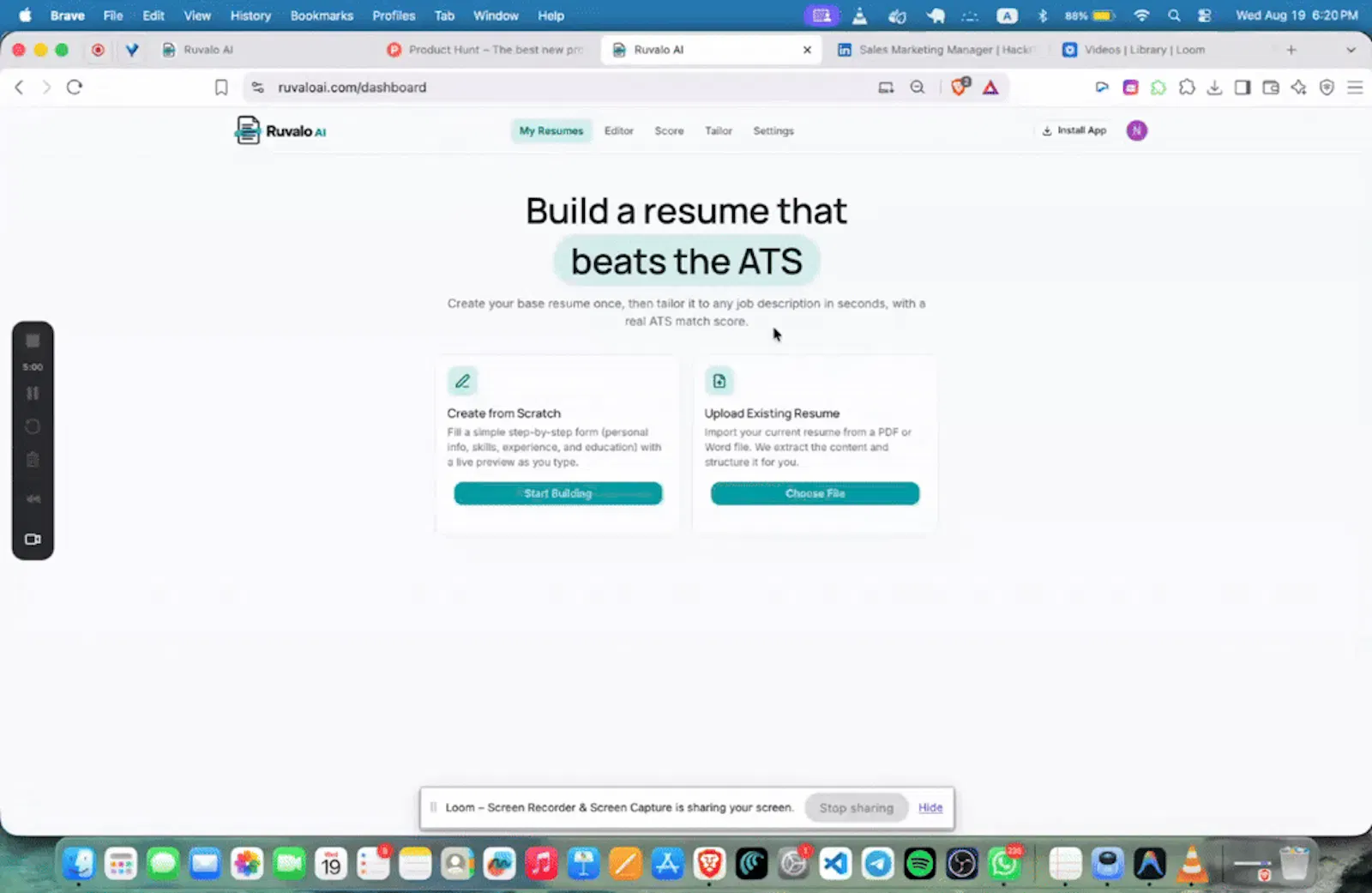 Ruvalo AI screenshot 1 (video preview)