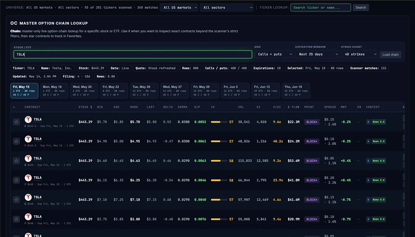 ConvexRadar screenshot 1