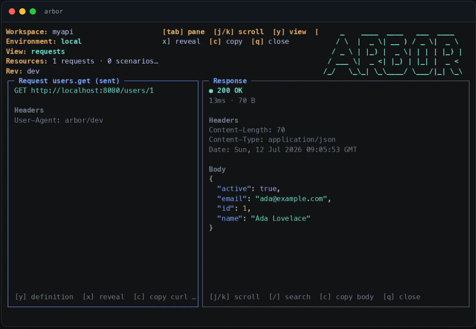 Arbor screenshot 1