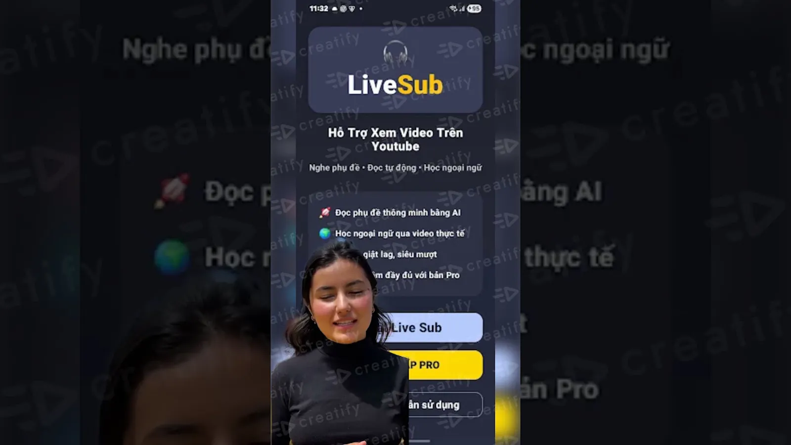 Livesub screenshot 1 (video preview)