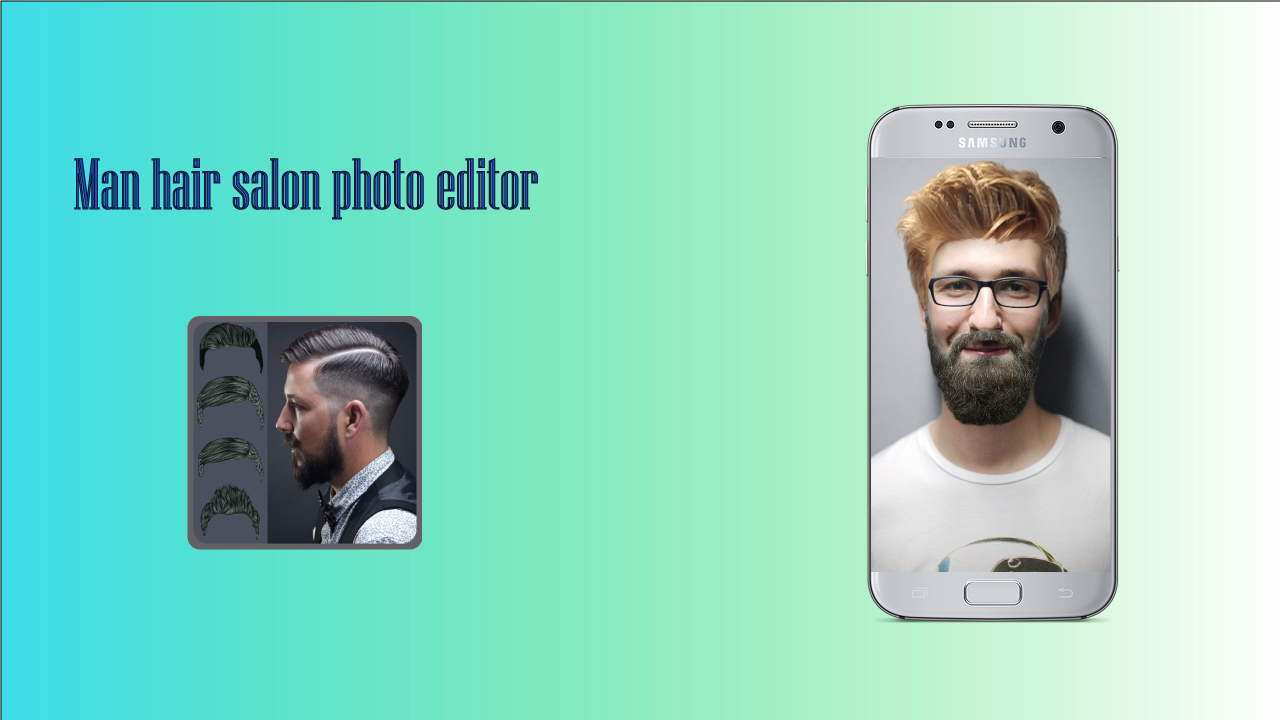 Man Hair Salon Photo Editor gallery image