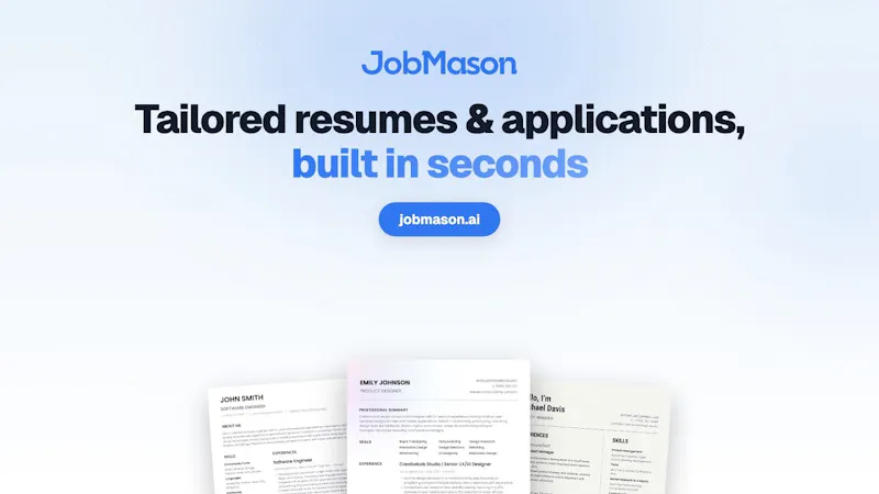JobMason screenshot 1 (video preview)