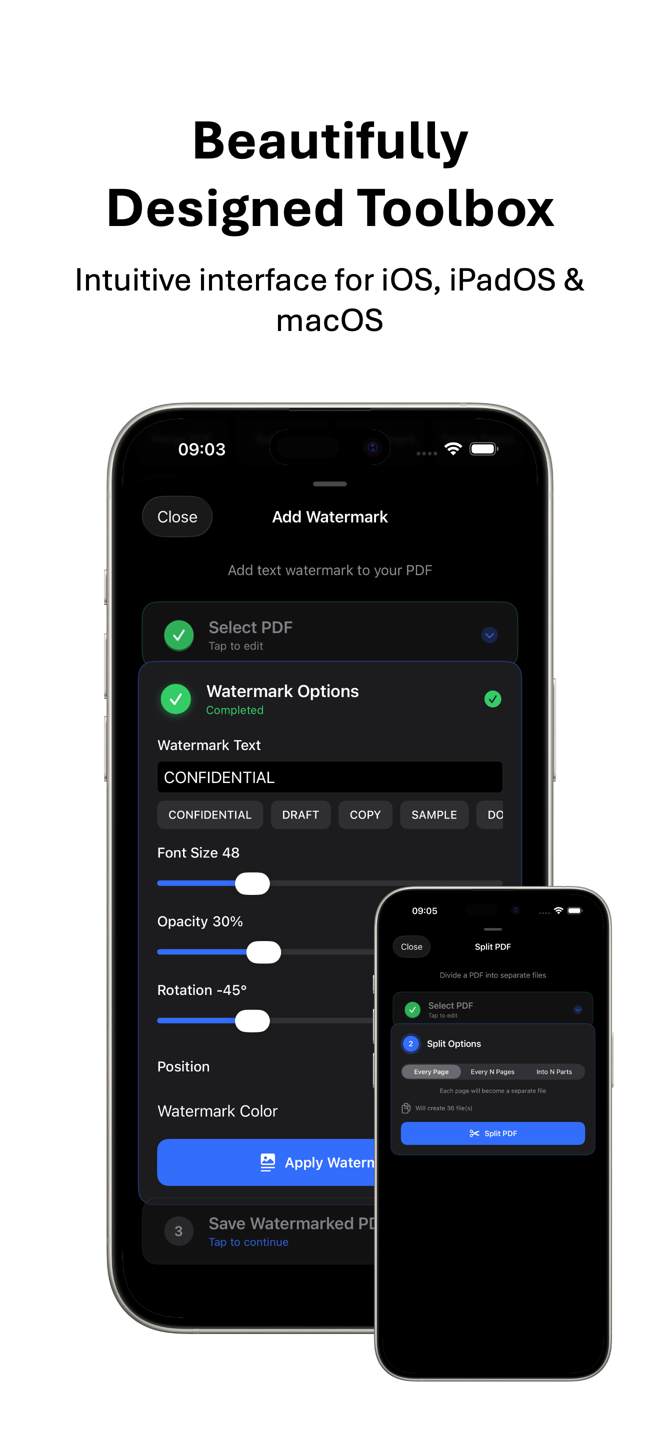 PDF Toolbox - Screenshot 3 showing product features and functionality