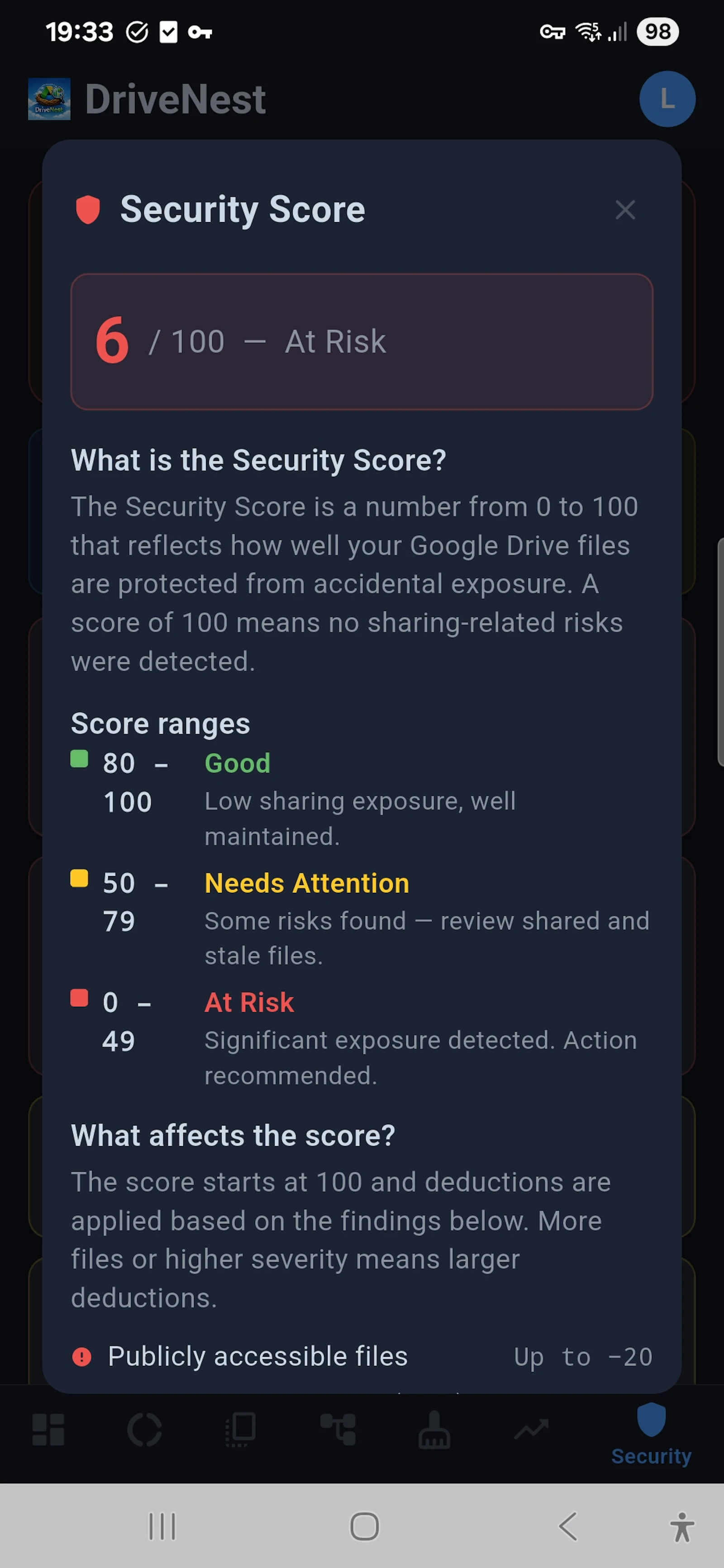 DriveNest – Google Drive Analyzer screenshot 5