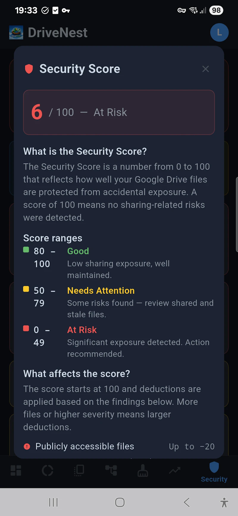 DriveNest – Google Drive Analyzer screenshot 5