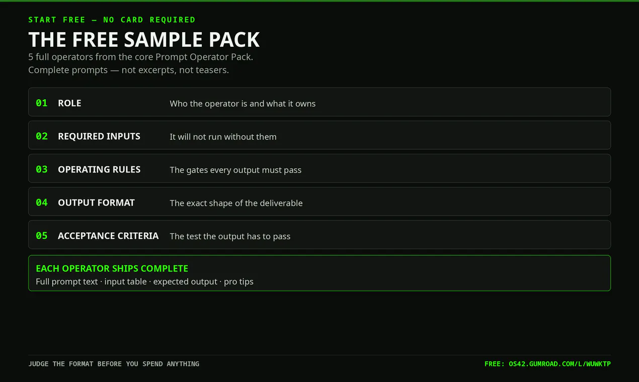 OS42 Prompt Operator System gallery image