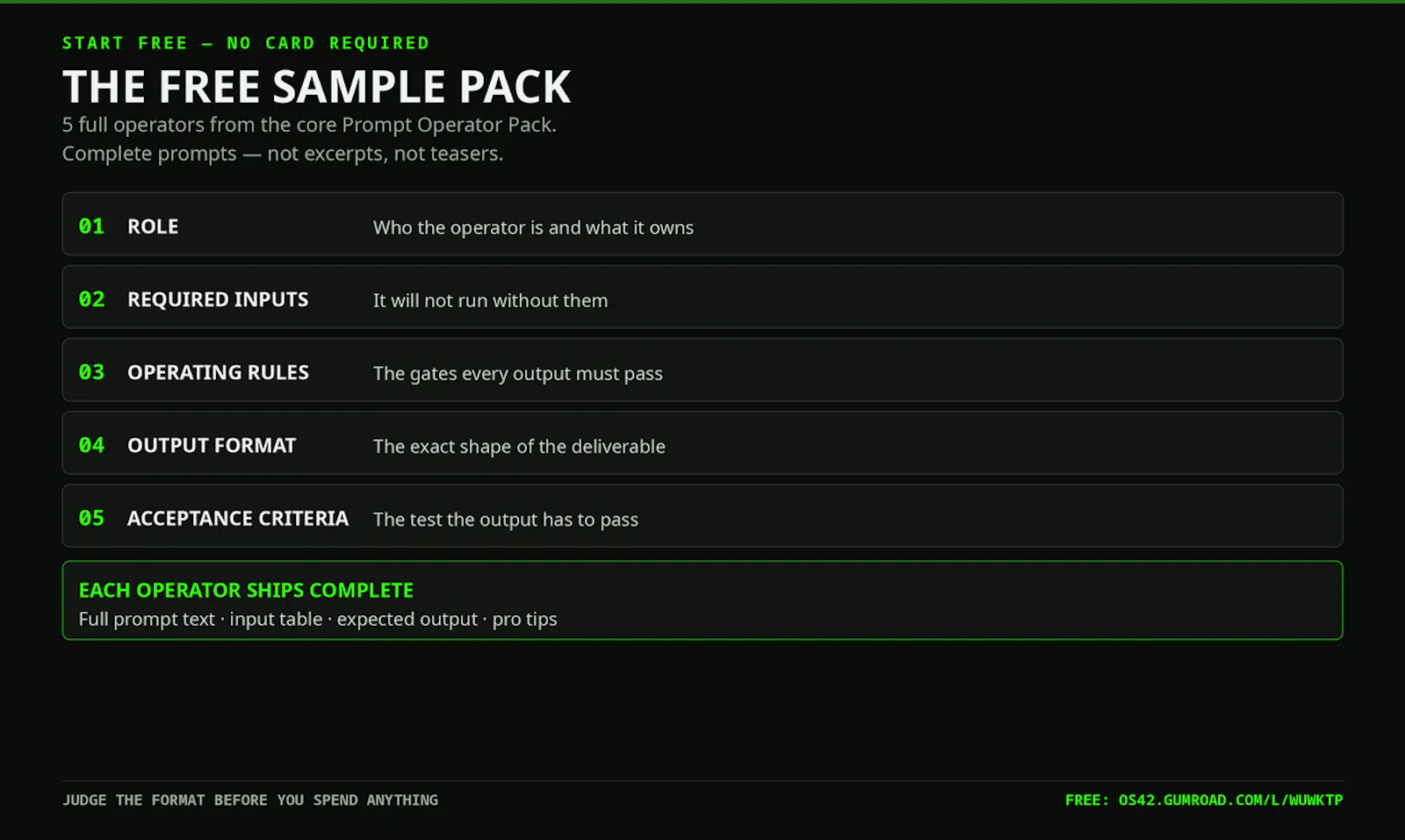 OS42 Prompt Operator System screenshot 2