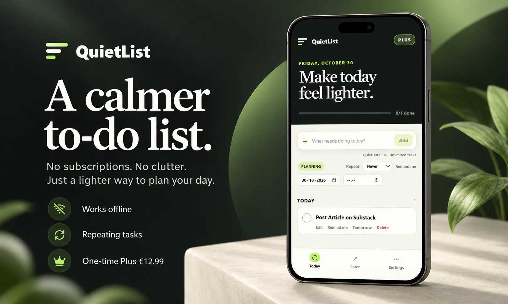 QuietList gallery image