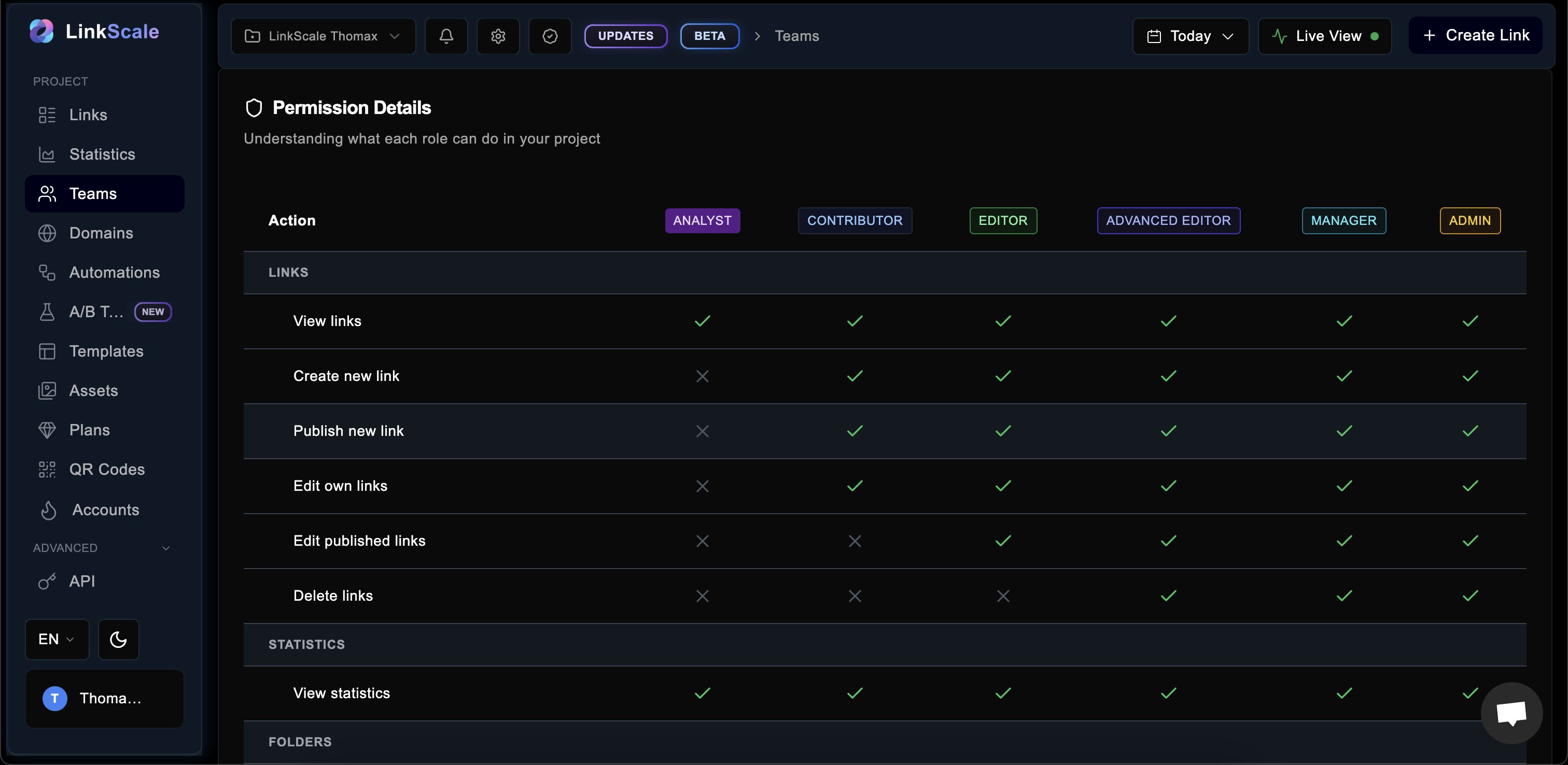LinkScale - Screenshot 3 showing product features and functionality