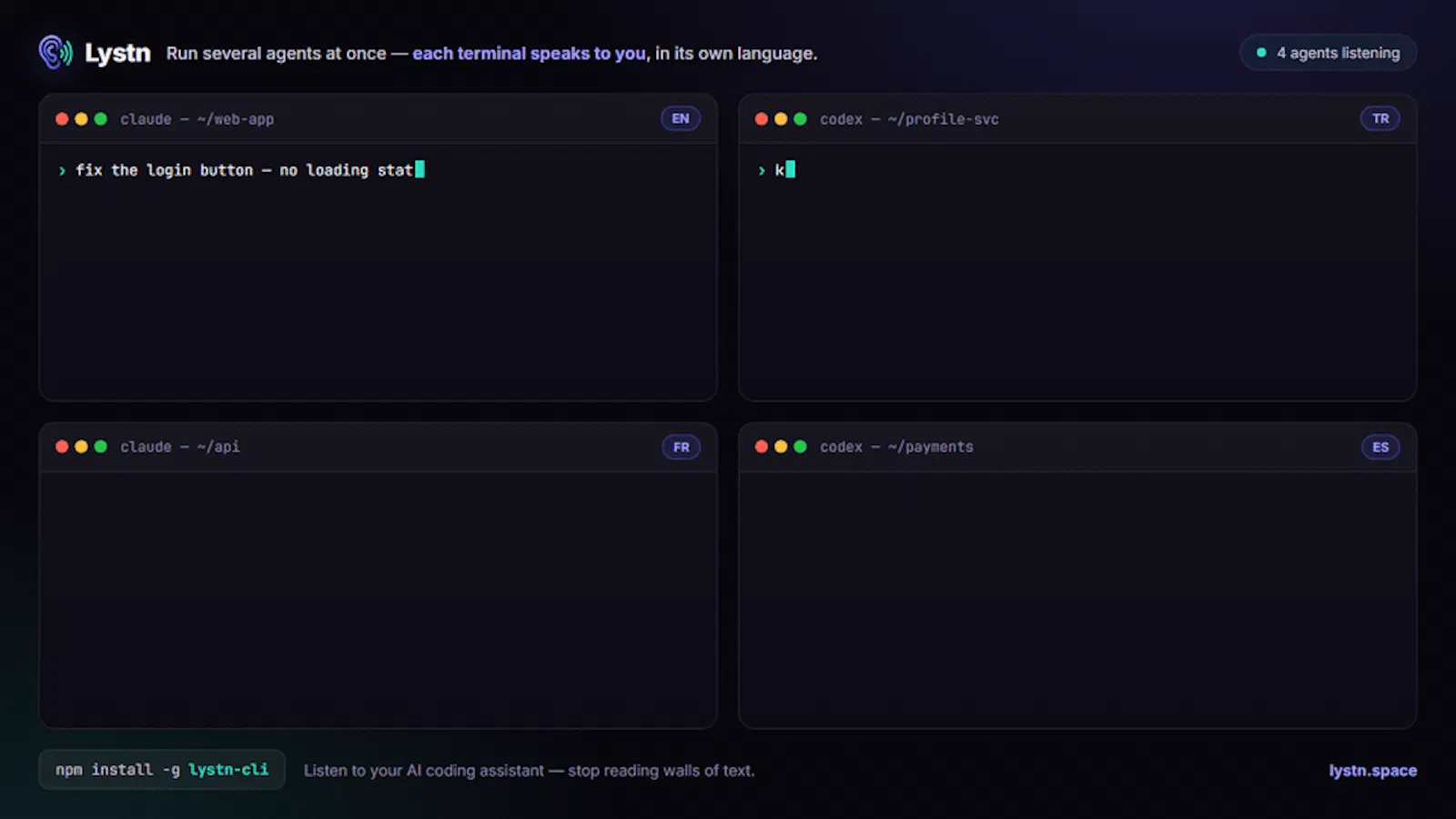 Lystn screenshot 2