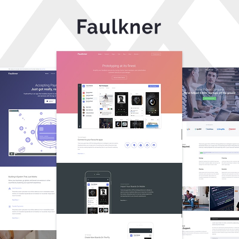 Faulkner - Multi-purpose HTML5 Template for Startups & Saas Companies gallery image