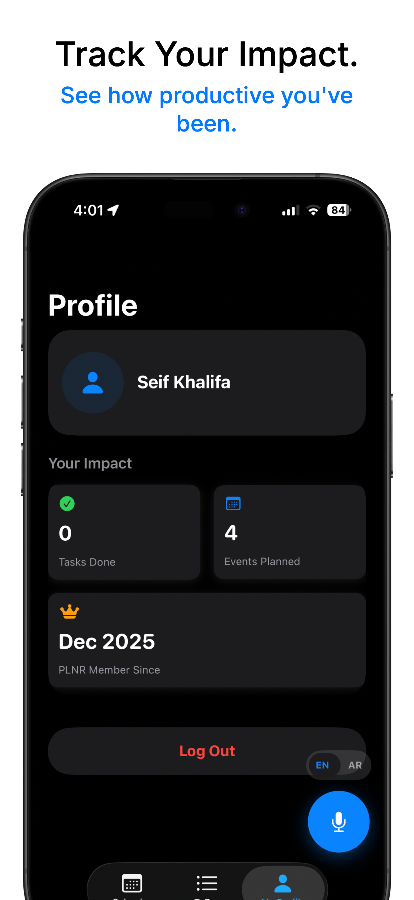 The PLNR App gallery image