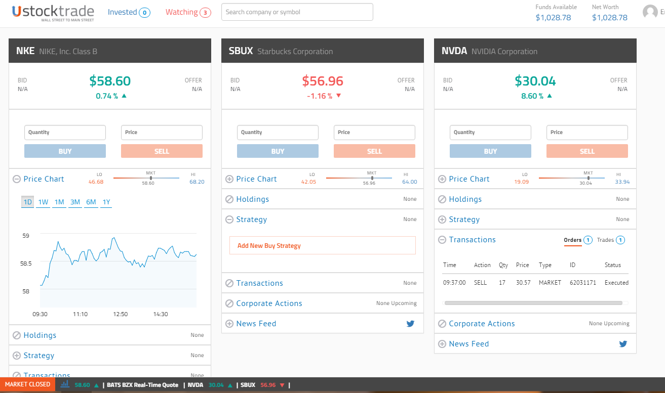 Ustocktrade - Like Robinhood, but on steroids gallery image