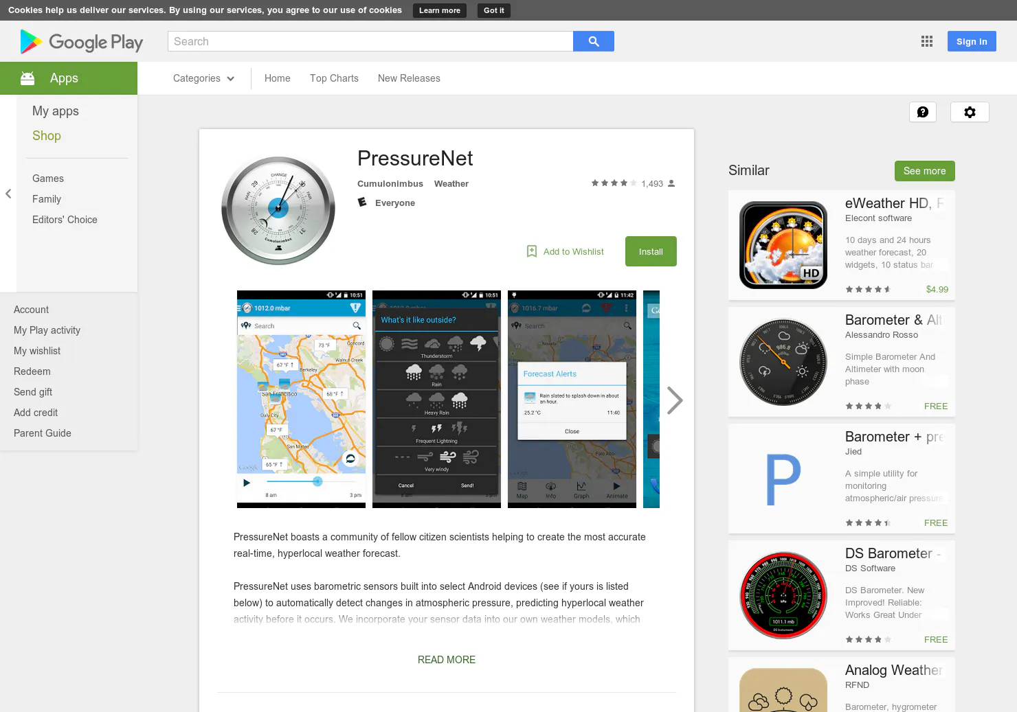 PressureNet