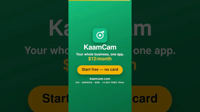 KaamCam screenshot 1 (video preview)