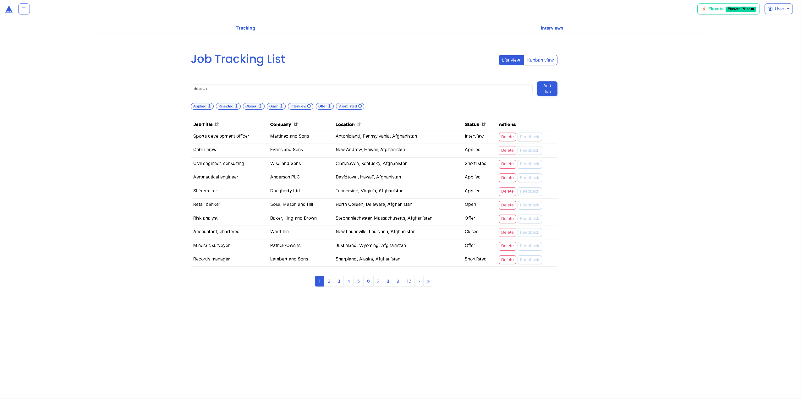 Média Apptack - Suivre chaque application.Ne manquez jamais une étape. 6