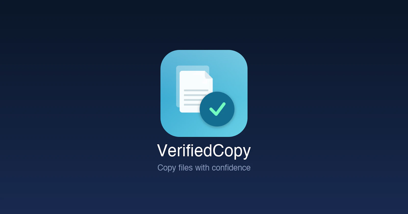 VerifiedCopy screenshot 1