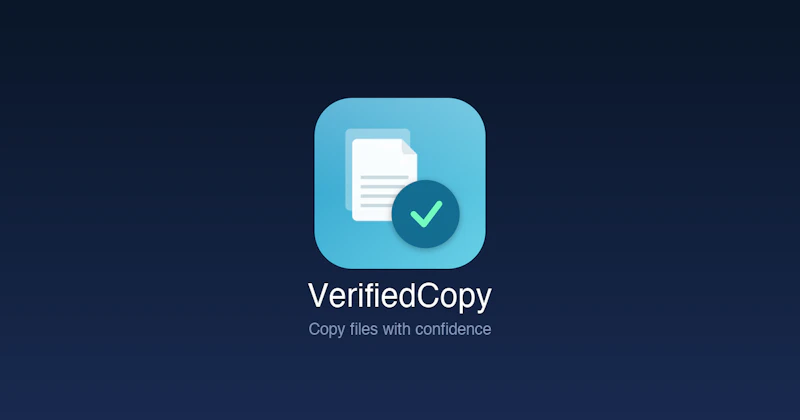 VerifiedCopy screenshot 1
