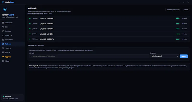 InfinityGuard screenshot 8