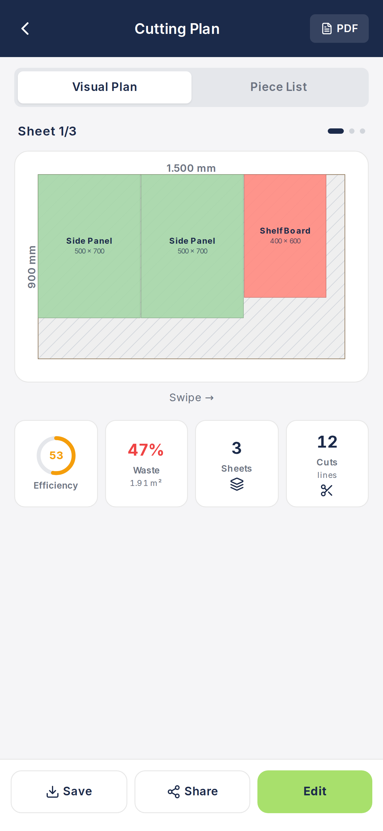 Cutting Calculator - Optimize Panel Cuts gallery image
