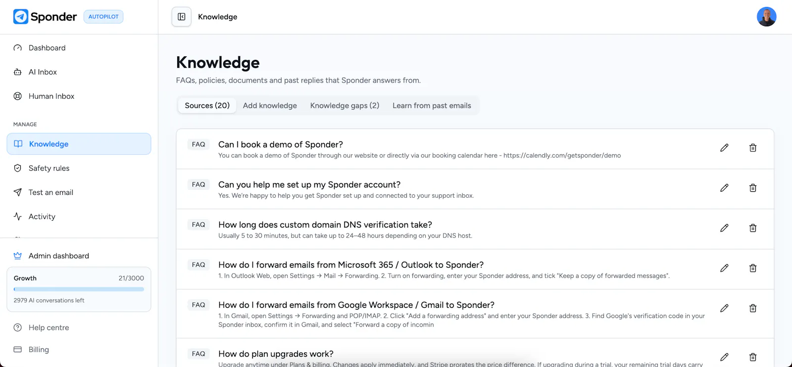 Sponder screenshot 8