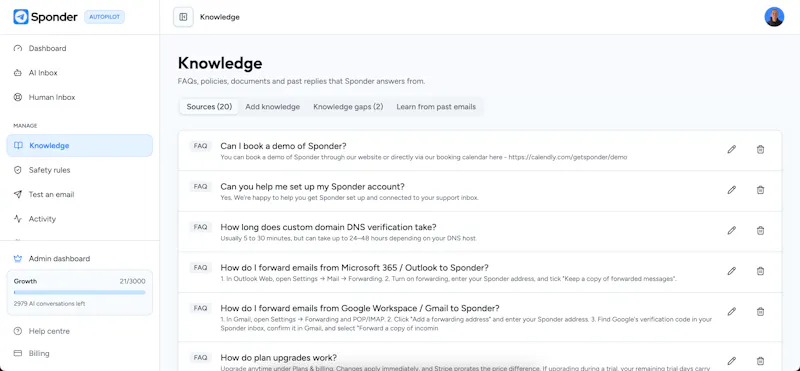Sponder screenshot 8