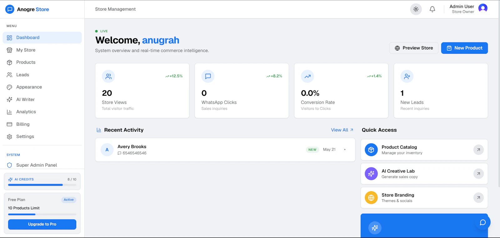 Anogre Store screenshot 3