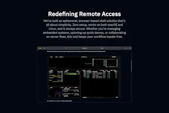Web Remote Terminal gallery image