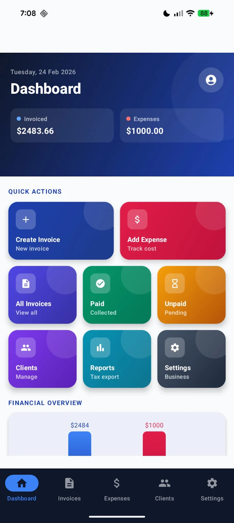Invoice Maker: Bill & Track screenshot 1
