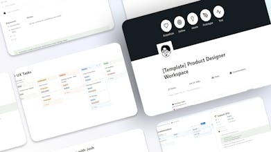 Product Designer Space - Notion Template gallery image