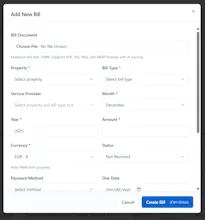 Manage Bills Across All Properties gallery image