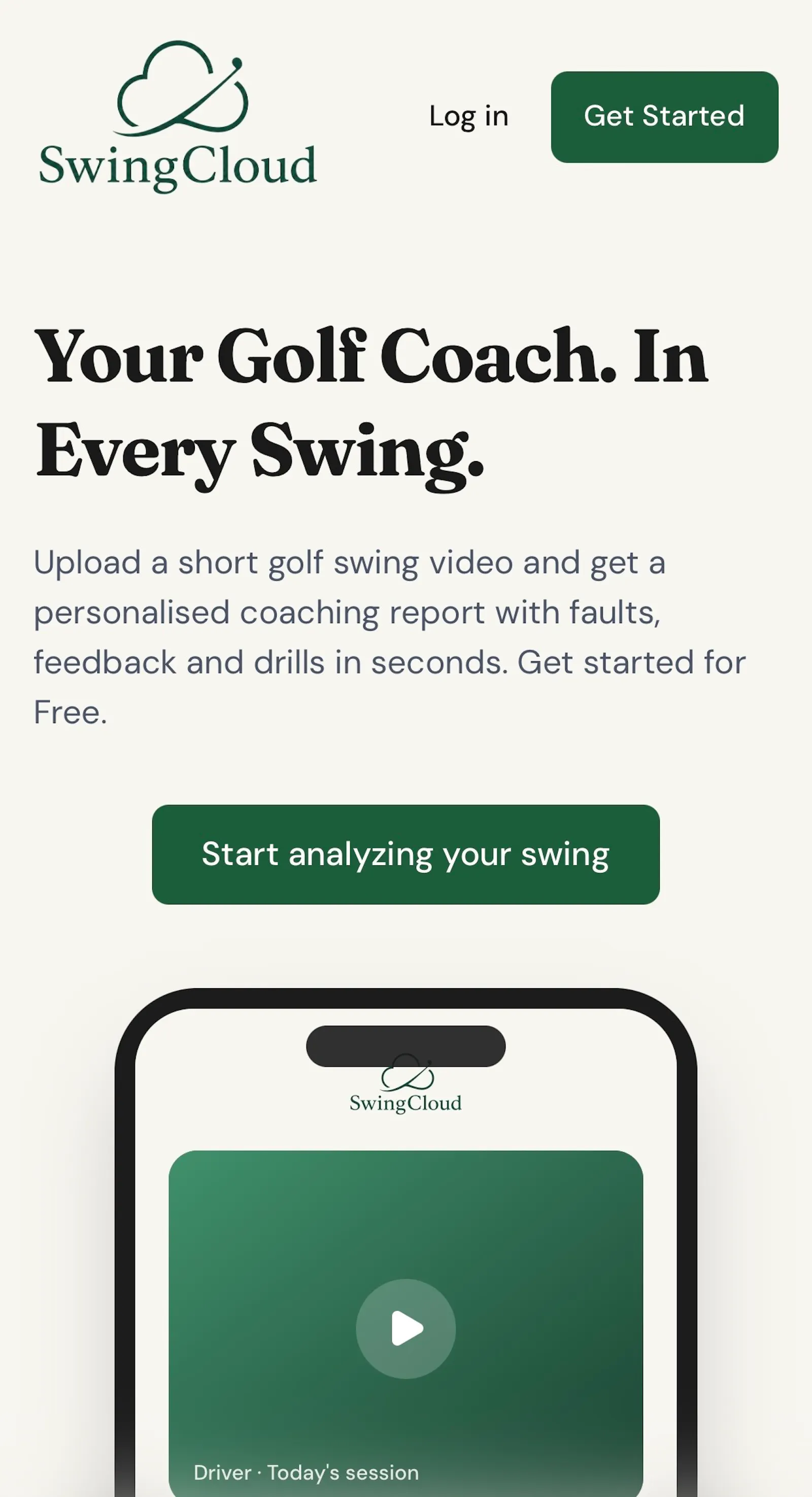 SwingCloud screenshot 1