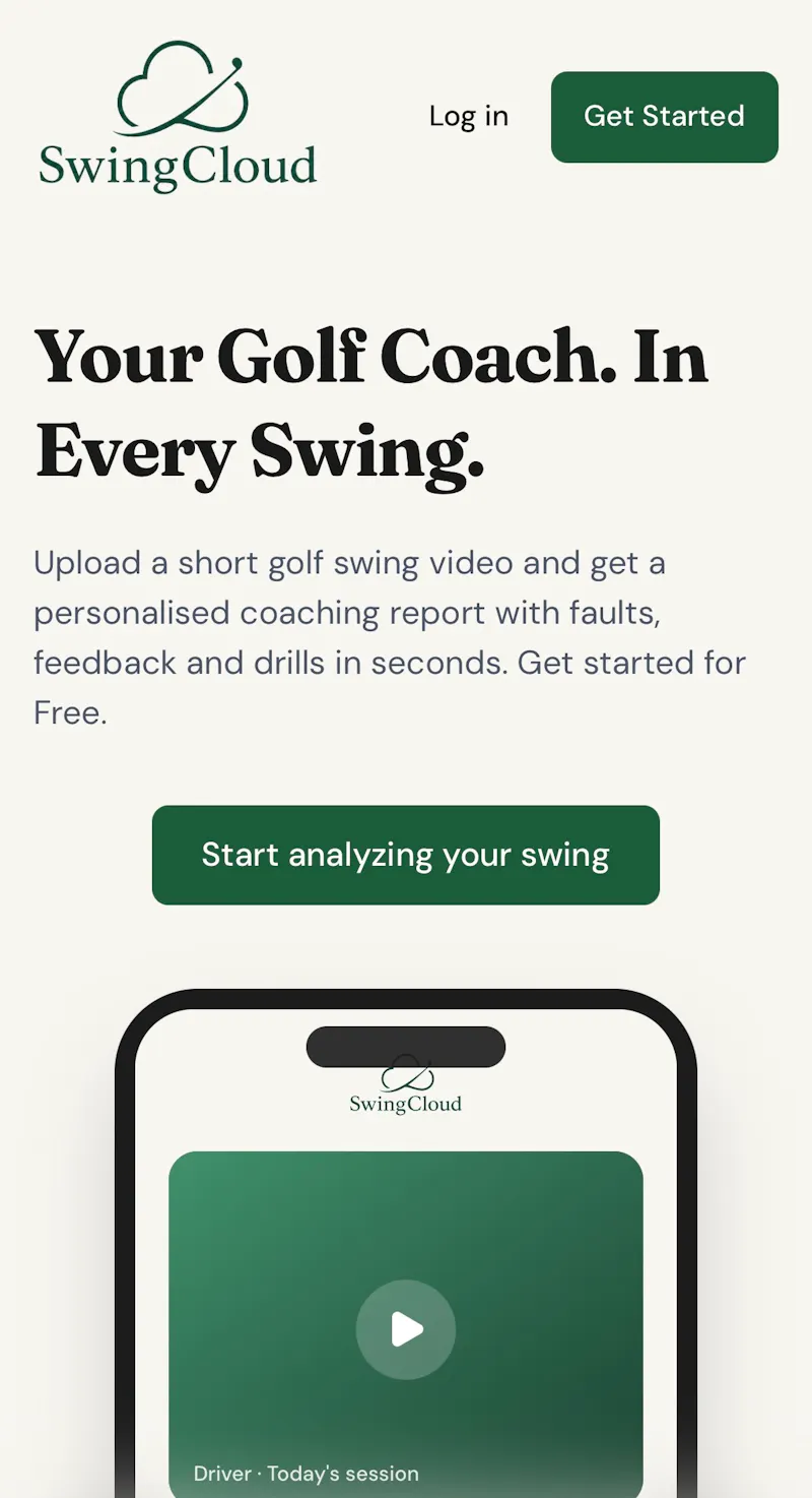 SwingCloud screenshot 1