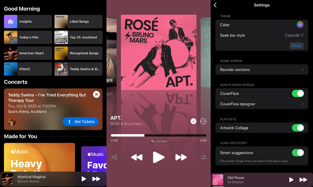 Media Symphony untuk Muzik Apple 3