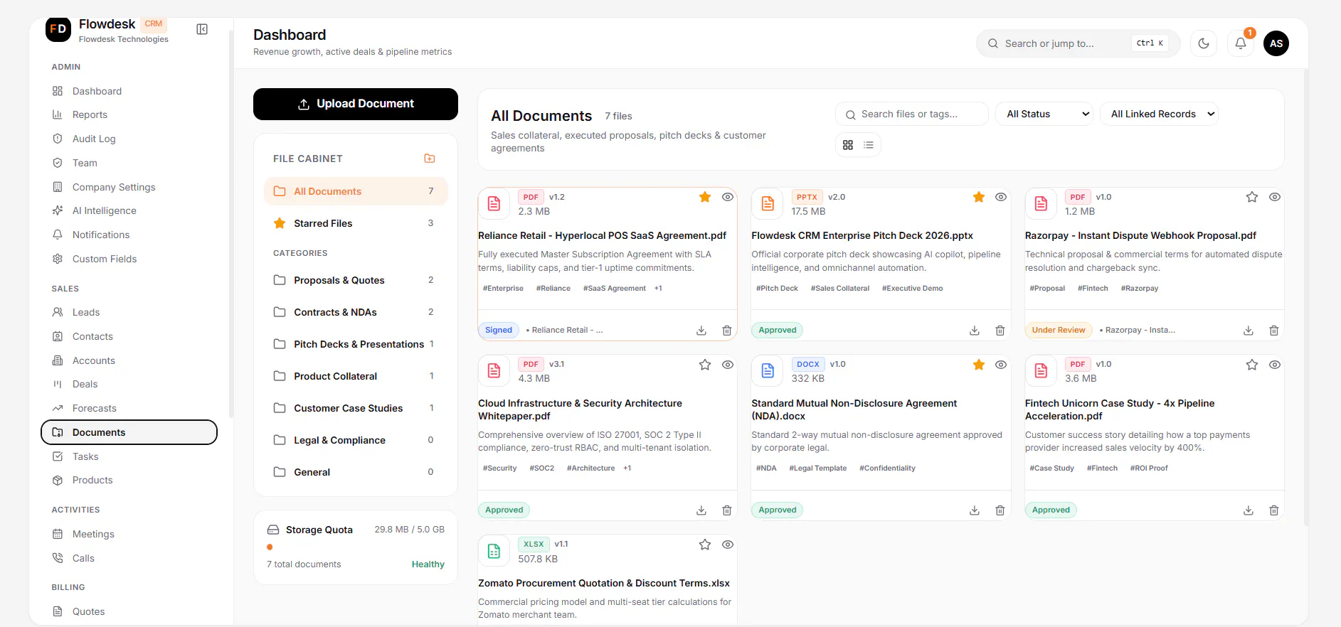 FlowDesk CRM gallery image