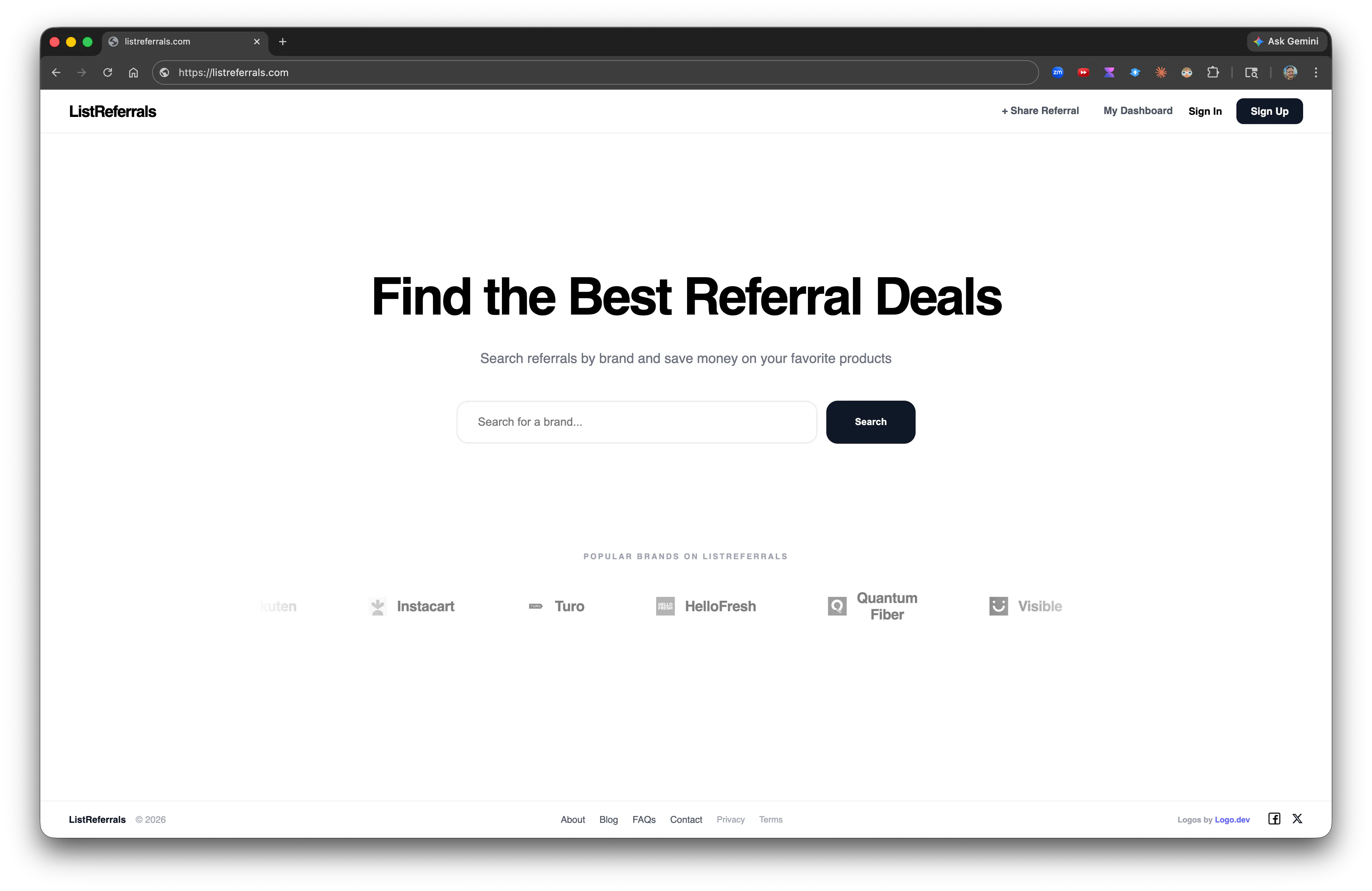 ListReferrals product banner